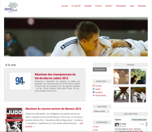 Sucy Judo sur un ordinateur
